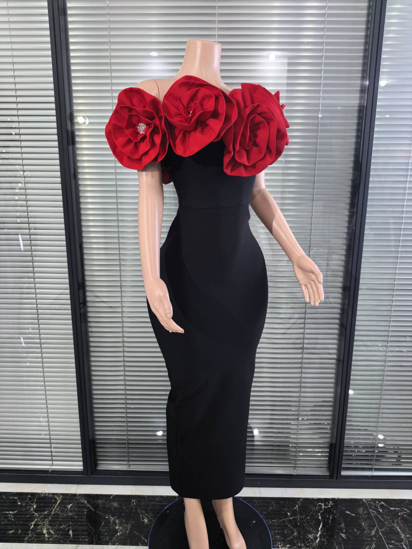 Red White Women Sexy Strapless - Women'S Red Formal Wear ulasan dan harga