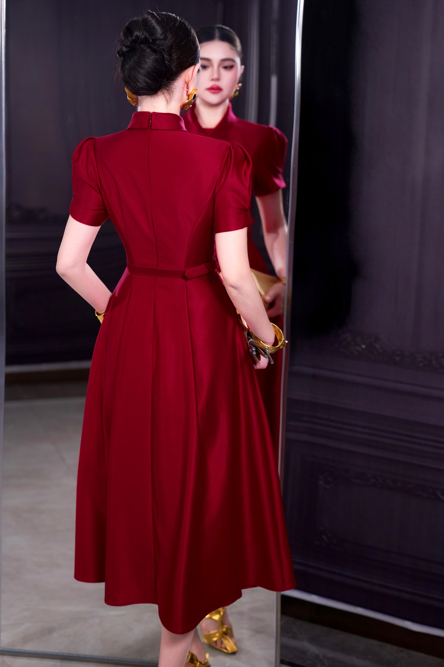 ZJYT Red Women's Dress Trend 2 - Women'S Red Formal Wear ulasan dan harga