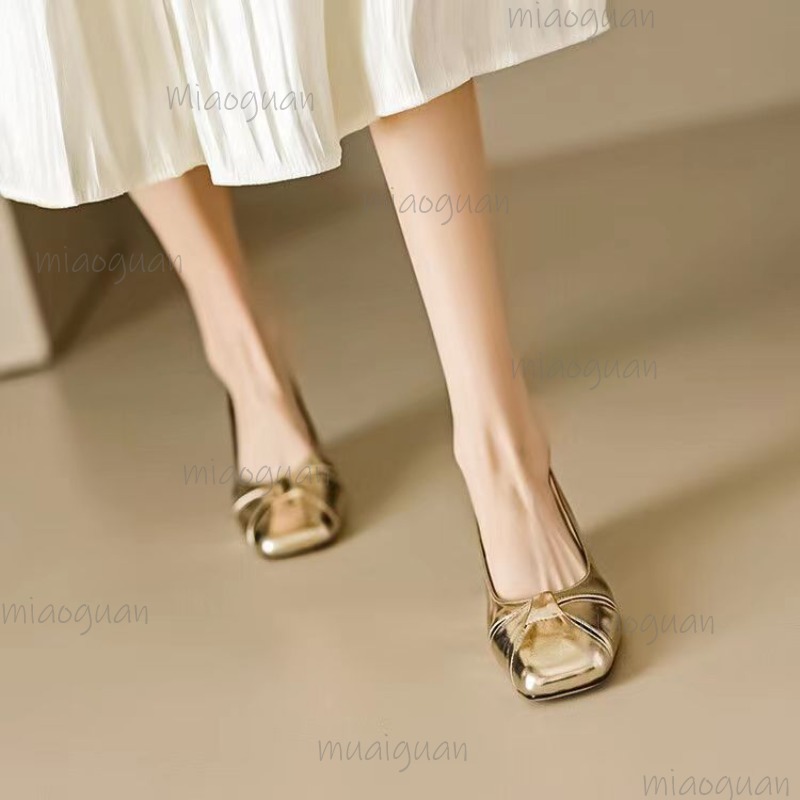 Cover Toe Low Heel Pumps Women - Womens Heels ulasan dan harga