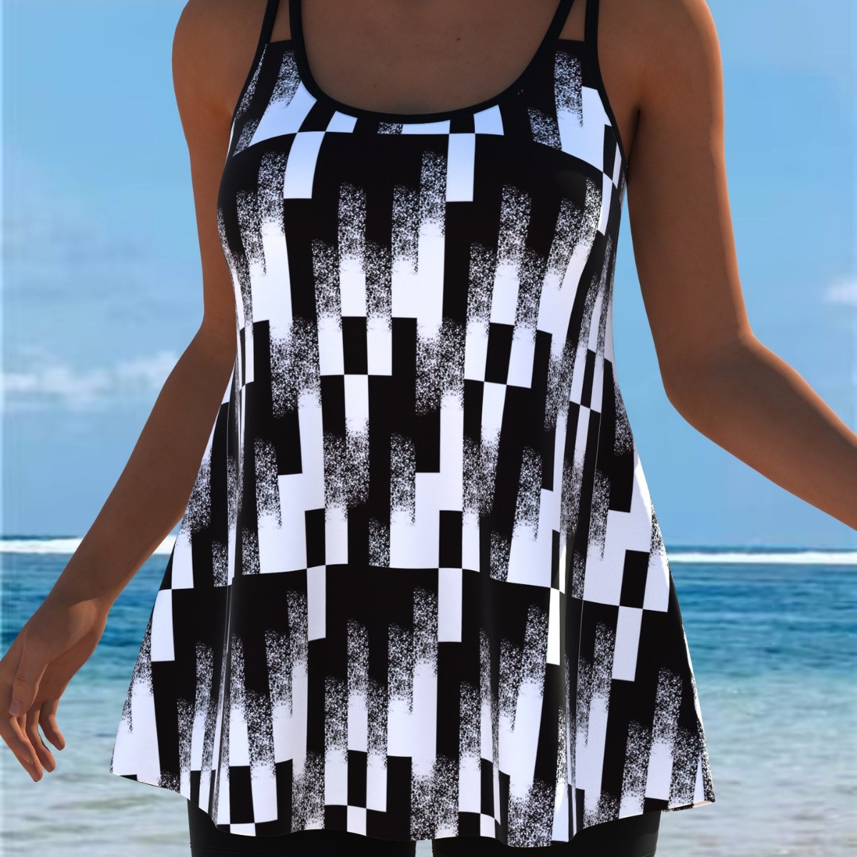 New Tankini Swimwears Tankini  - Womens Suit ulasan dan harga