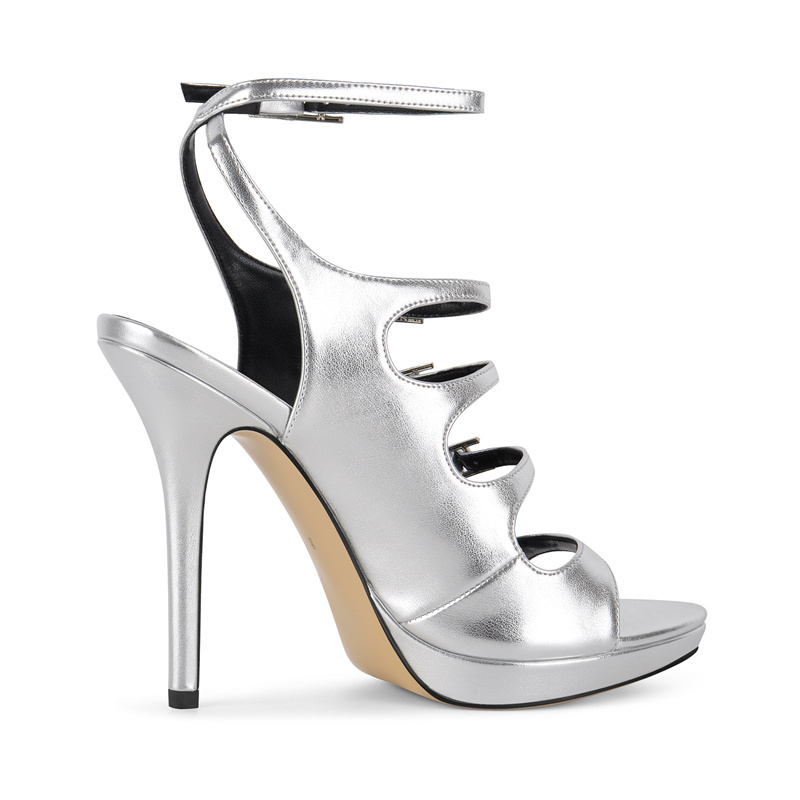 Onlymaker Women Silver Stilett - Formal Dress ulasan dan harga