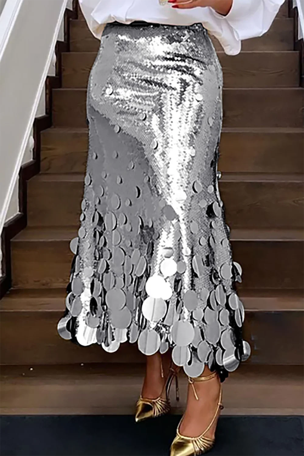 Women's Plus Size Formal Skirt - Formal Skirt ulasan dan harga