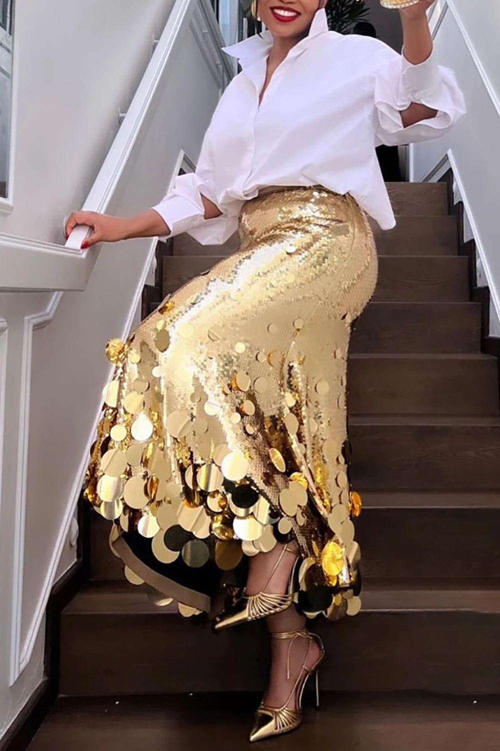 Women's Plus Size Formal Skirt - Formal Skirt ulasan dan harga