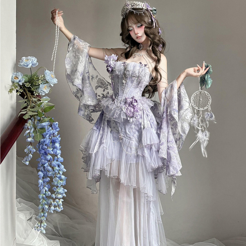 Violet Poetry Fog Lolita Dress - Formal Dress ulasan dan harga