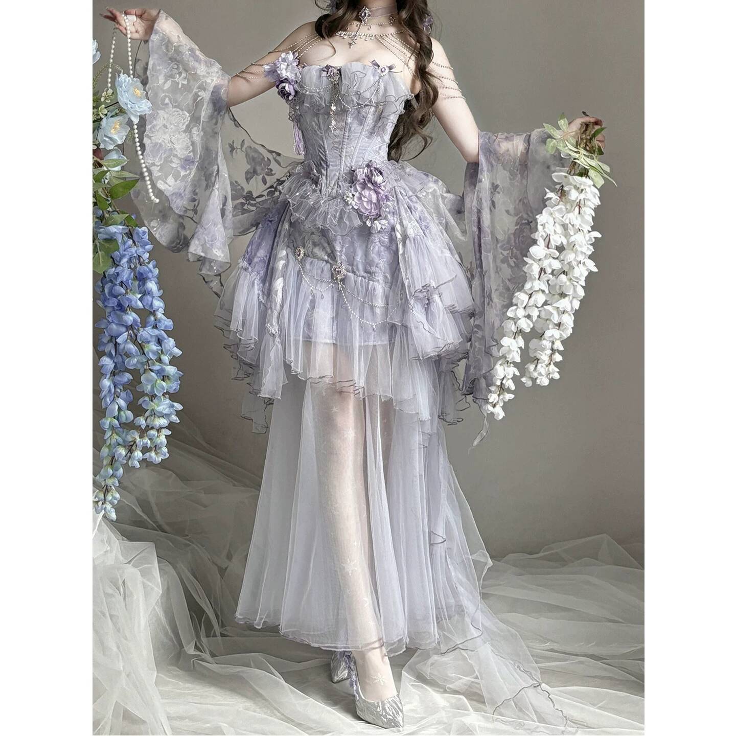 Violet Poetry Fog Lolita Dress - Formal Dress ulasan dan harga